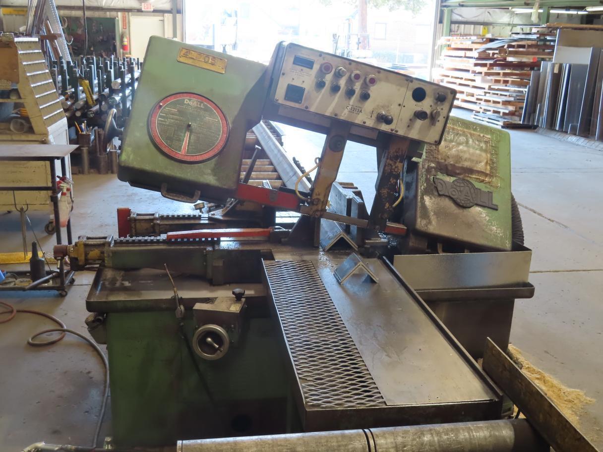 12-3/4" x 13" DoAll #C-1213A, Automatic Horizontal Band Saw, 1.5" Blade, 60-350 FPM, 5 HP, 460V, 3 Ph., 1989 - Image 5