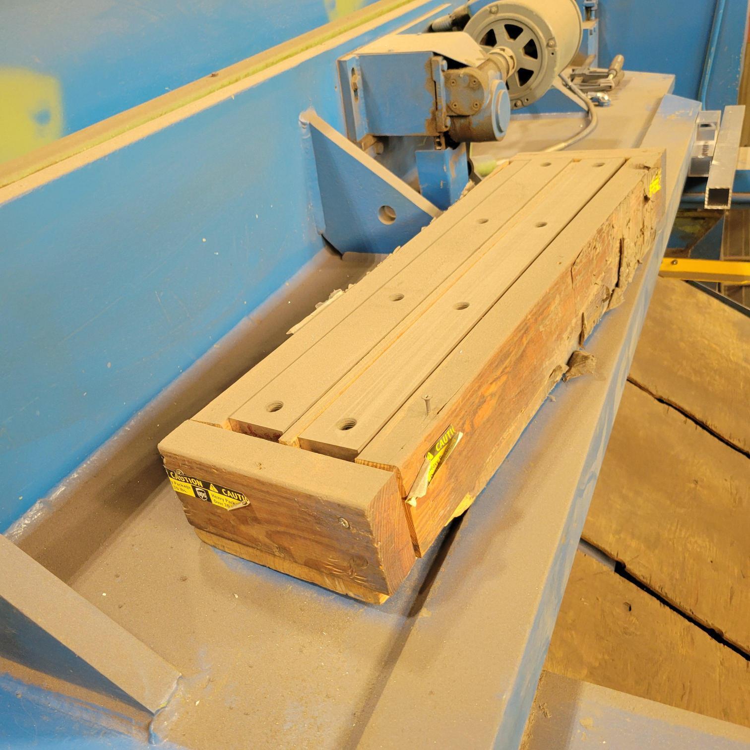 0.157" x 8' Sandfeld Hoan #25/4, Hydraulic Power Squaring Shear, Motorized Back Gauge, 230V, 3 Ph., 1974 - Image 9