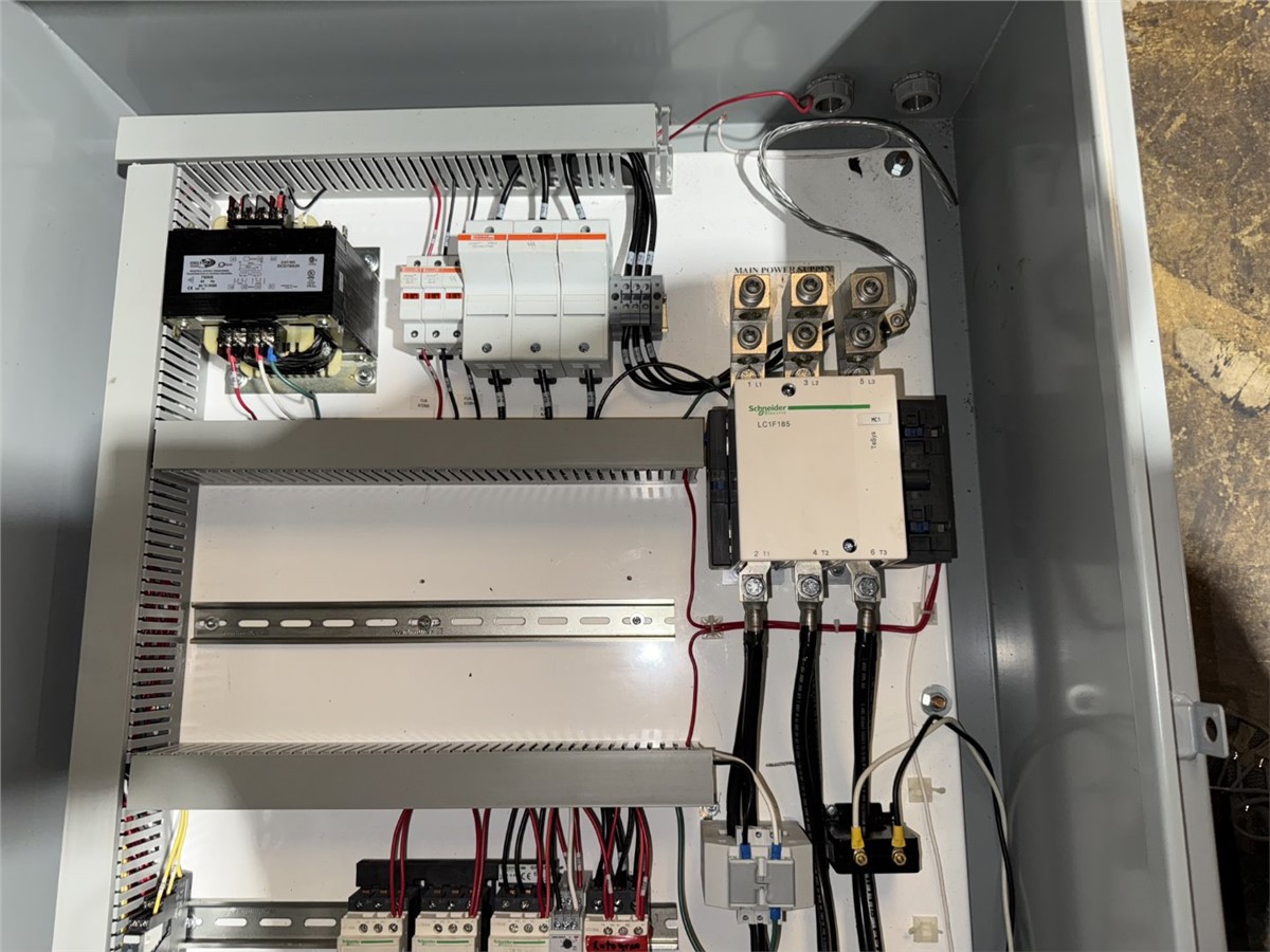 125 HP Starter Panel, Schneider LC1F185 Contactor, Start/Stop/E-Stop, 480V/125 HP, 575V/150 HP - Image 5