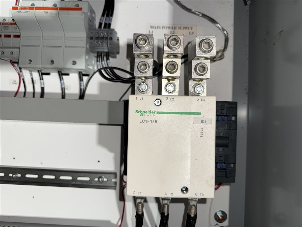 125 HP Starter Panel, Schneider LC1F185 Contactor, Start/Stop/E-Stop, 480V/125 HP, 575V/150 HP - Image 8