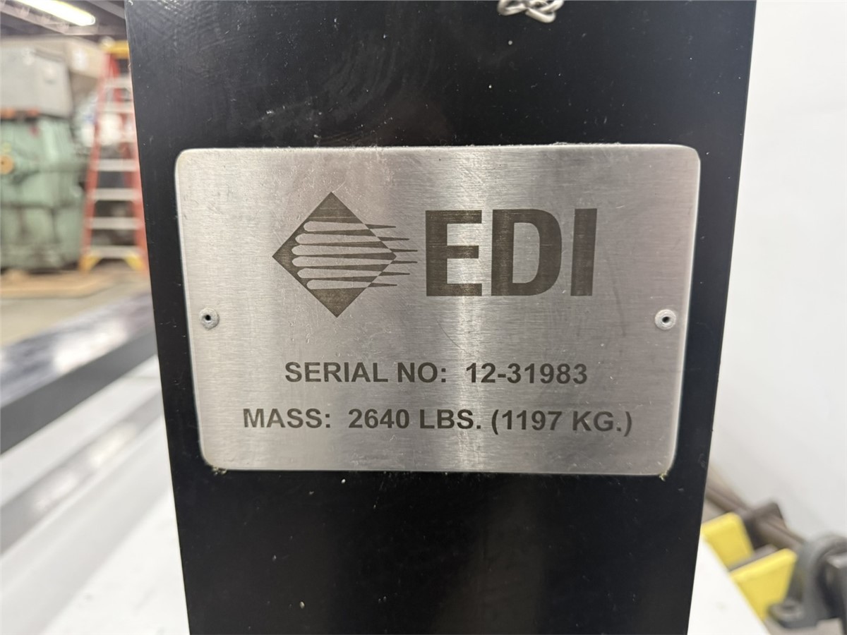 EDI, Die Cart, 72" Max Width Between Trunnions, Hand Operated Jack Screws for Splitting Die Halves - Image 6