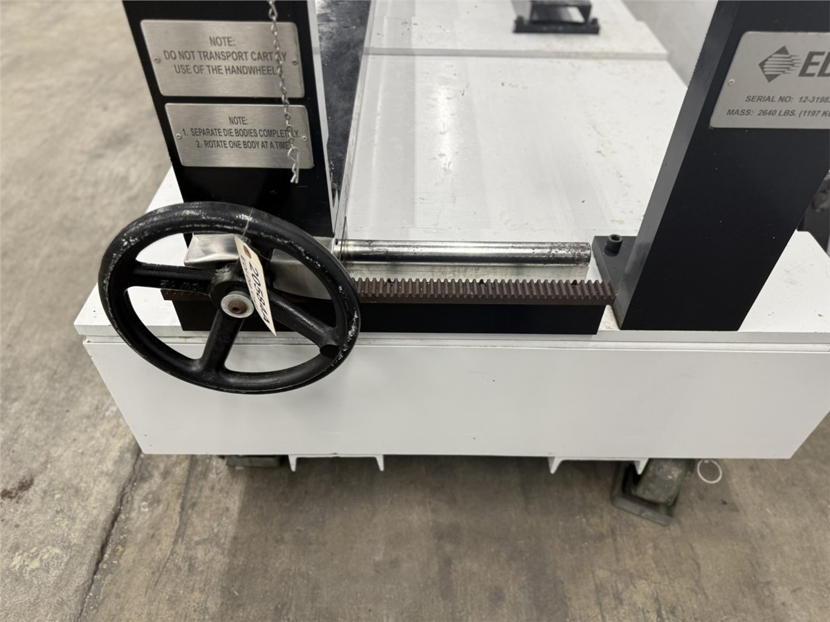 EDI, Die Cart, 72" Max Width Between Trunnions, Hand Operated Jack Screws for Splitting Die Halves - Image 8