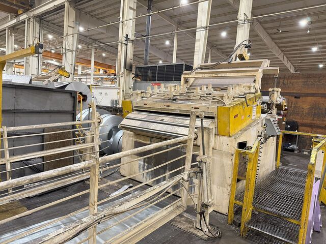 30,000 lb. Coe Press Equipment #CPR-PO-300-72 / CPPS-PO-500-72 / CPRF-872, complete servo feed line, 72" wide - Image 4
