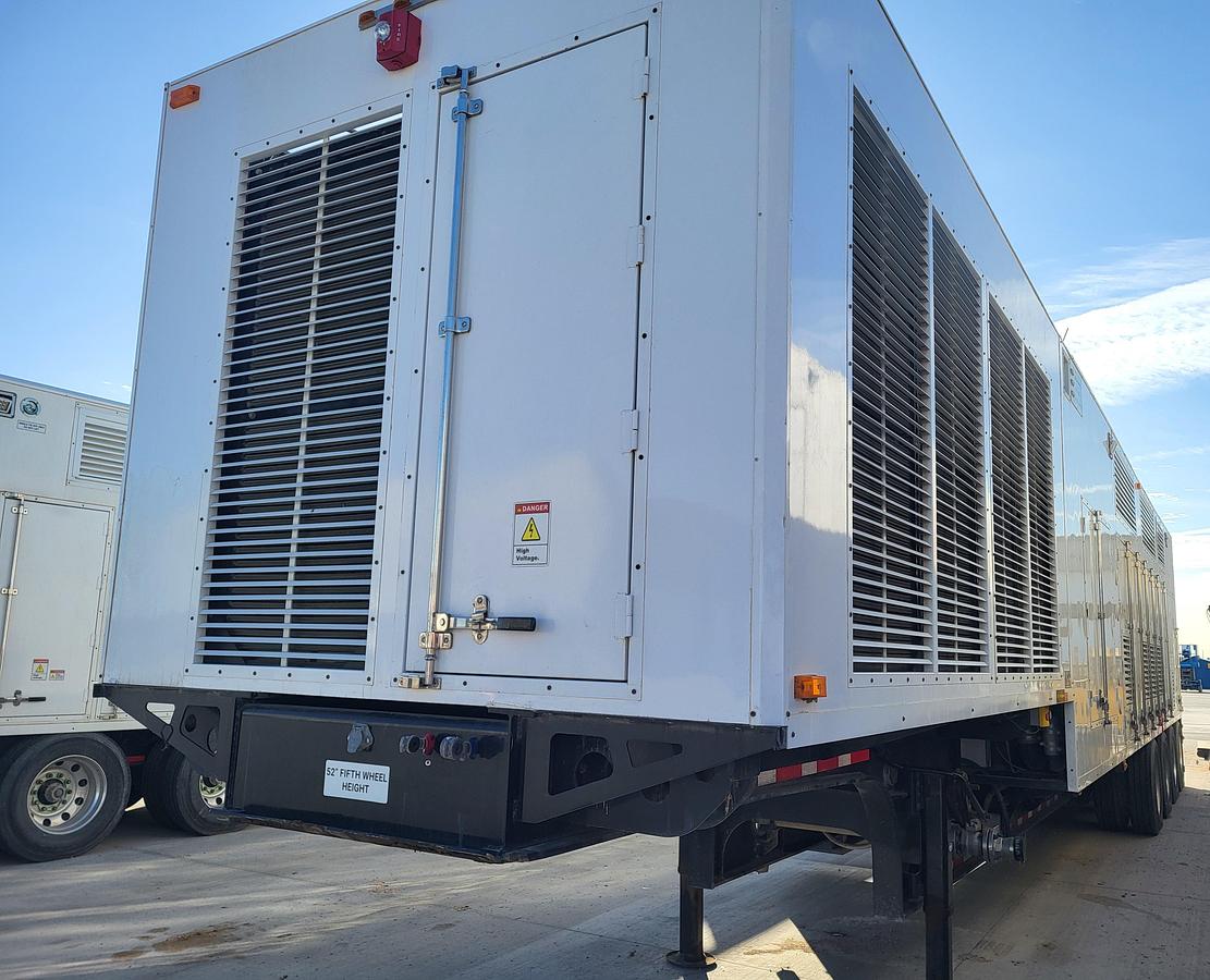 2600 KW Caterpillar #G3520, Natural gas generator set, continuous duty, trailer mounted, 13800 Volts (10 - Image 5