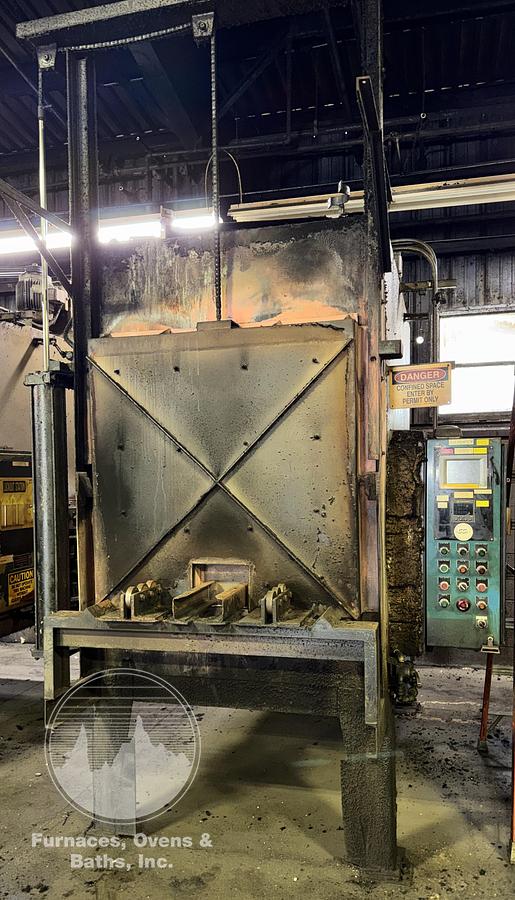 36" width x 36" H x 48" L J.L. Becker Gas Fired Box Tempering Furnace, Gas Fired, 1400&deg;F, 5 Availalble - Image 1