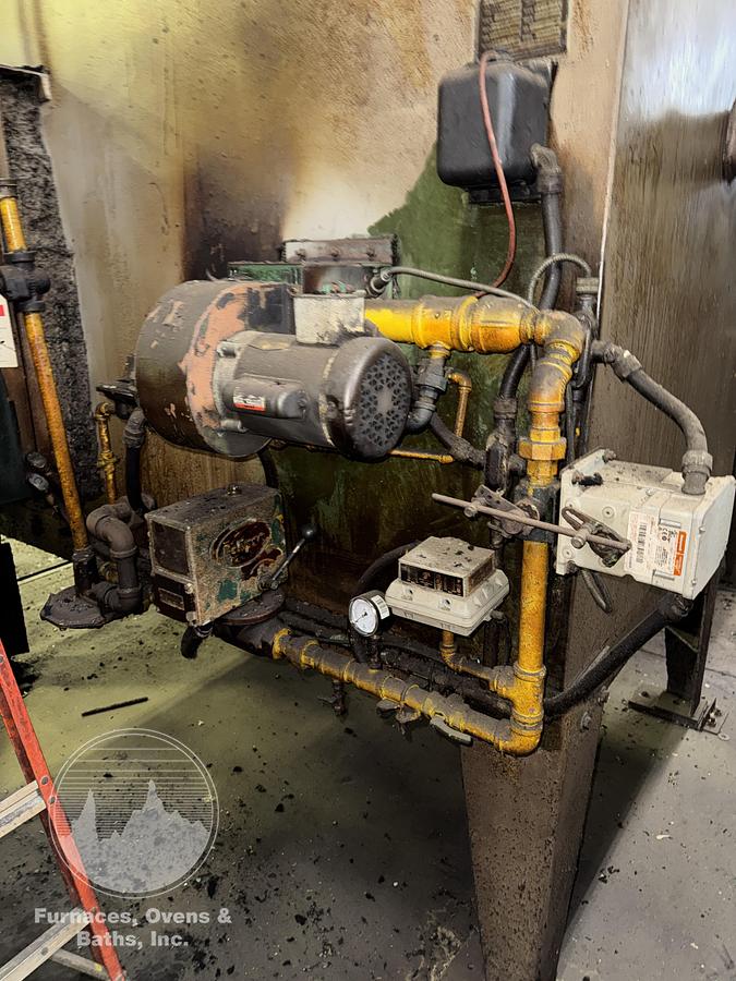 36" width x 36" H x 48" L J.L. Becker Gas Fired Box Tempering Furnace, Gas Fired, 1400&deg;F, 5 Availalble - Image 6
