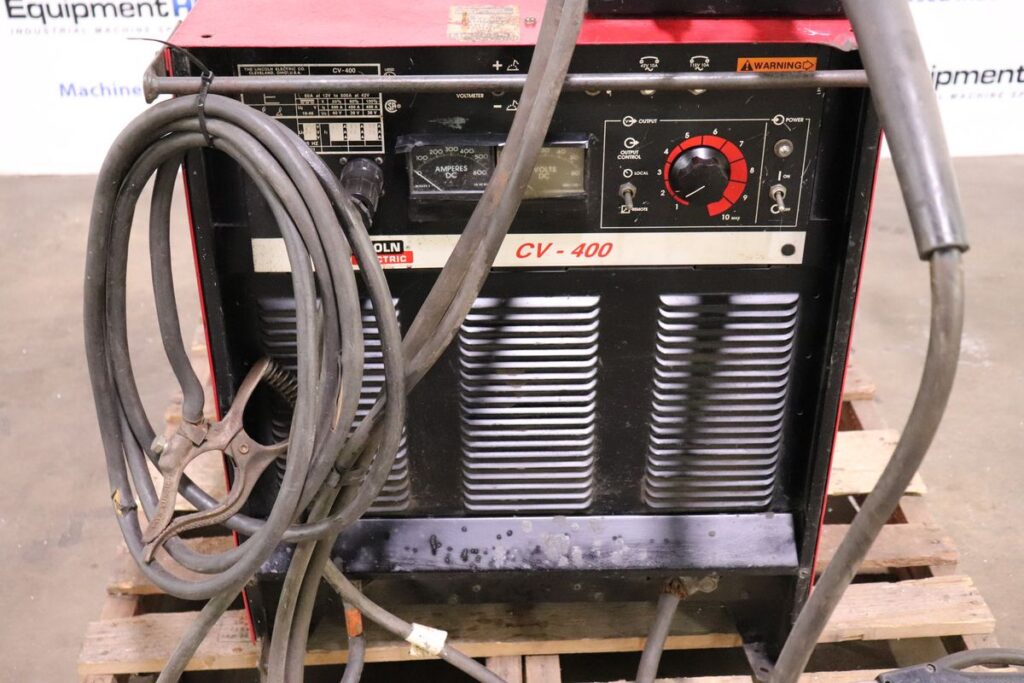Lincoln #CV-400, DC power source, welder with LN-9 GMA wire feeder, not working, for parts - Image 5