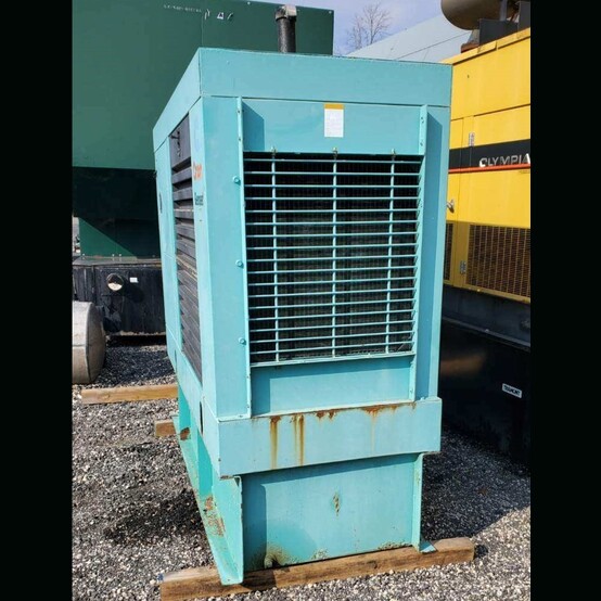 60 KW Cummins-Onan #60DGCB, diesel generator set, standby, 125 gal base tank, weather enclosure, 12-lead, 583 - Image 2
