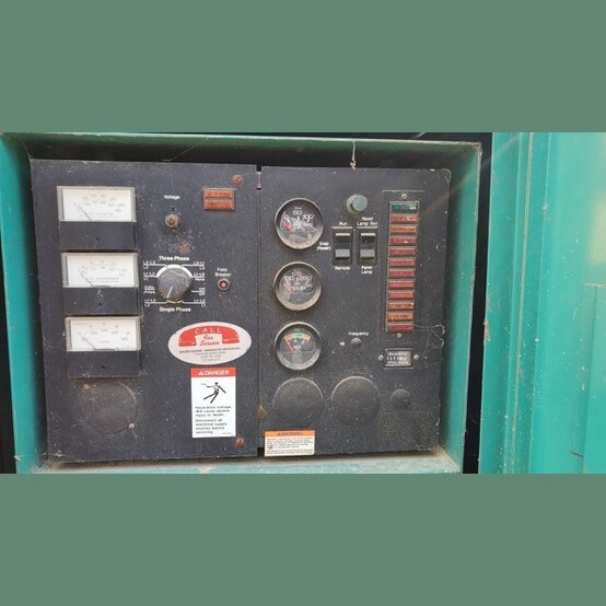 60 KW Cummins-Onan #60DGCB, diesel generator set, standby, 125 gal base tank, weather enclosure, 12-lead, 583 - Image 6