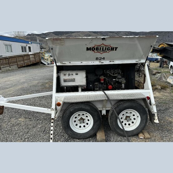 21 KW Mobilight, portable diesel generator, continuous, Perkins 38 KW engine, Stamford Newage gen, 240 Volts - Image 1