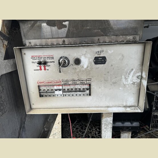 21 KW Mobilight, portable diesel generator, continuous, Perkins 38 KW engine, Stamford Newage gen, 240 Volts - Image 8