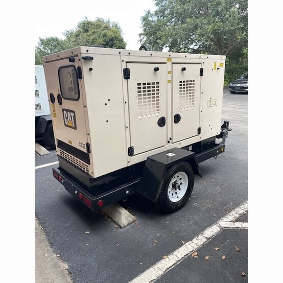 27 KW Caterpillar #XQ35, portable diesel generator, prime, trailer mtd, 100 gal tank, 5,146.6 hours, 2019 - Image 5