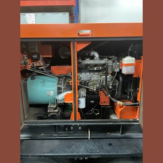 36 KW Multiquip Power WhisperWatt #DCA-45SSIUII, portable rental diesel generator, trailer mtd, 1,649 hours - Image 4