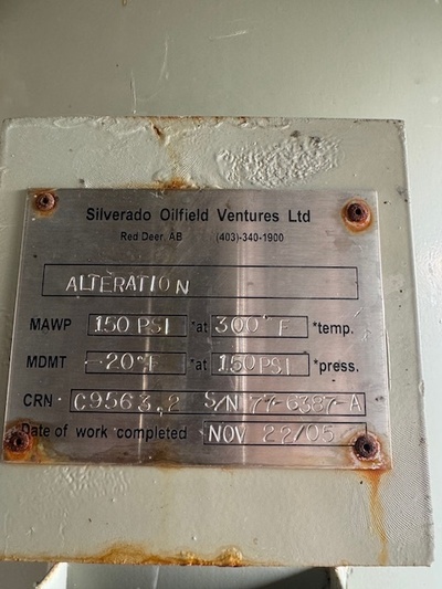30" Sweet Vertical Separator, 2-Phase, 150 psi - Image 5