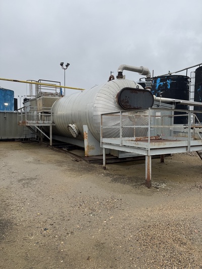 120" x 40' in plant Constructors, horizontal FWKO, 75 psi, 121&deg;F, 1991 - Image 2