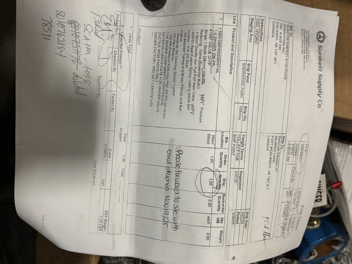 1 -1/2" Singer Valve #106-PR-NPT, pressure relief valve, 150# class - Image 4