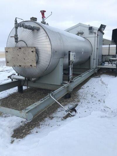 72" x 20' Horizontal Treater, Internally Coated, 75 psi - Image 1