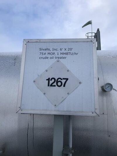 72" x 20' Horizontal Treater, Internally Coated, 75 psi - Image 3