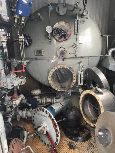 72" x 20' Horizontal Treater, Internally Coated, 75 psi - Image 5