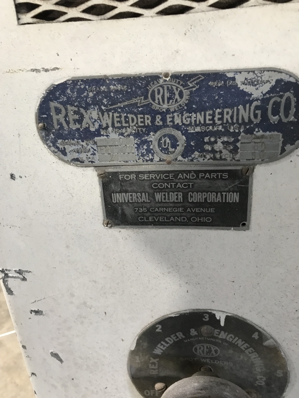 20 KVA Rex Welder & Engineering Type #FRU-20, Floor Standing Spot Welder - Image 3