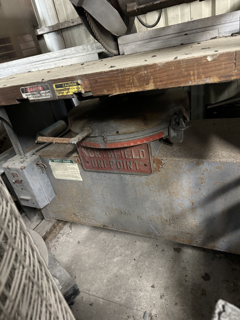 Northfield #X36AF, Uni-Point heavy duty radial arm saw, 5 HP - Image 3
