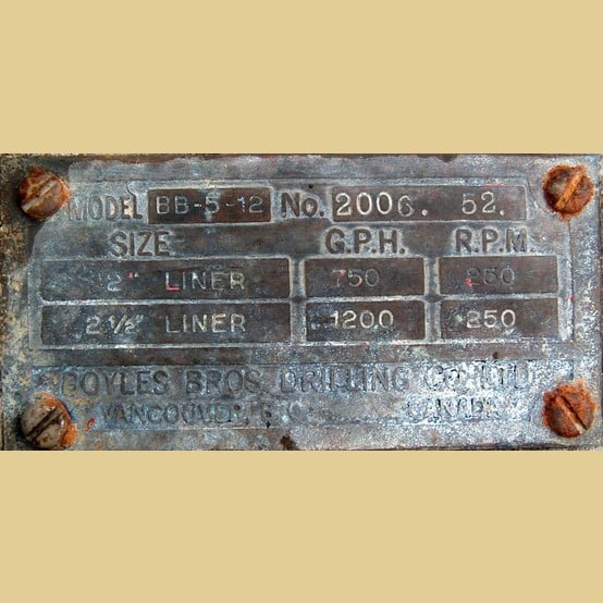 10 HP Boyles #BB-5-12, Simplex Piston Pump with Gas Motor - Image 4