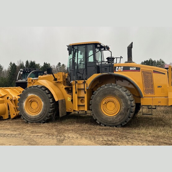 Caterpillar 980H, Wheel Loader, 7-yard bucket, quick coupler, ROPS cab, 9,800 hours, 2011 - Image 1