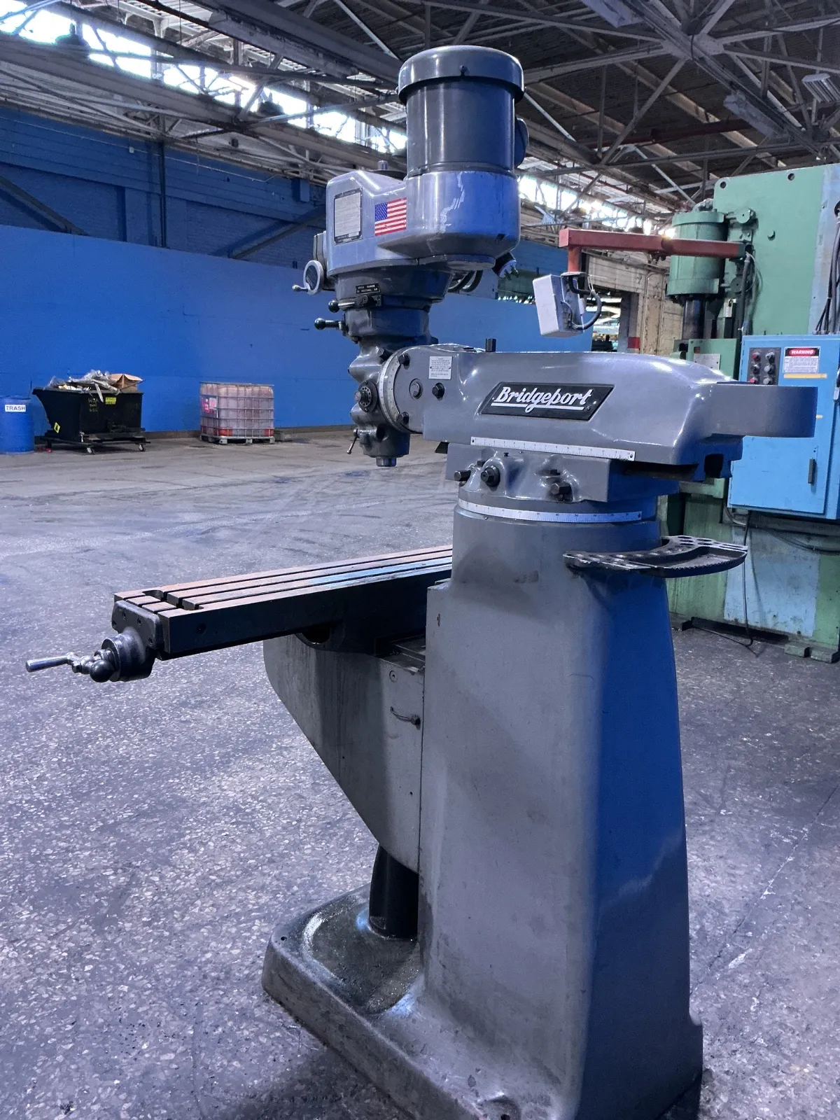 Bridgeport, Vertical Mill, 9" x 48" table, 2 HP, 1996 - Image 8