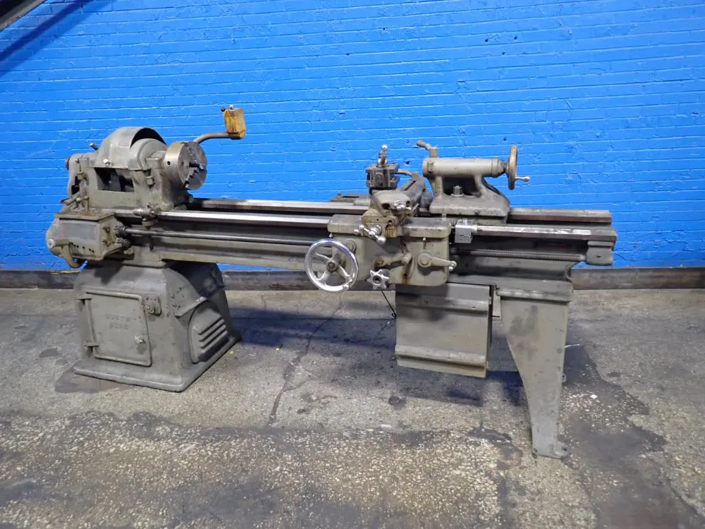 16" x 76" South Bend, engine lathe, 9" 3-jaw chuck, 1.5" bore - Image 1