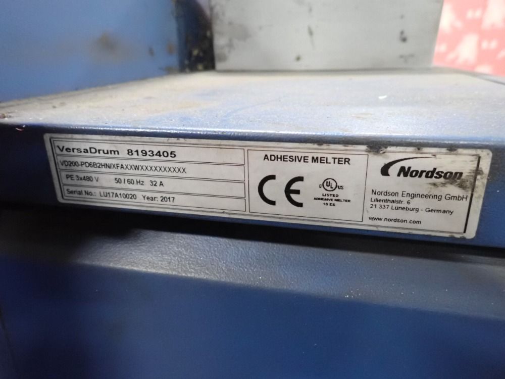 Nordson #VersaDrum-200, Adhesive Drum Melter, 2017 - Image 10