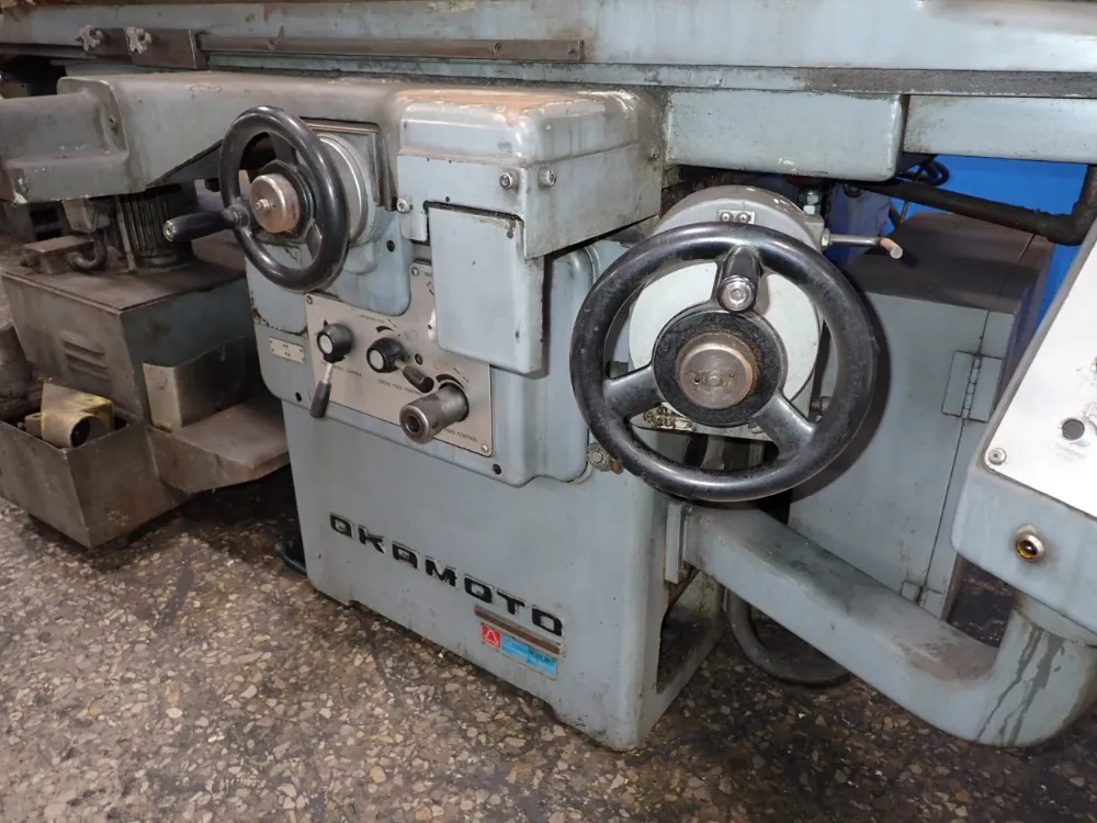 12" x 23" Okamoto #ACCUGAR-124N, surface grinder, Kanet magnetic chuck - Image 7