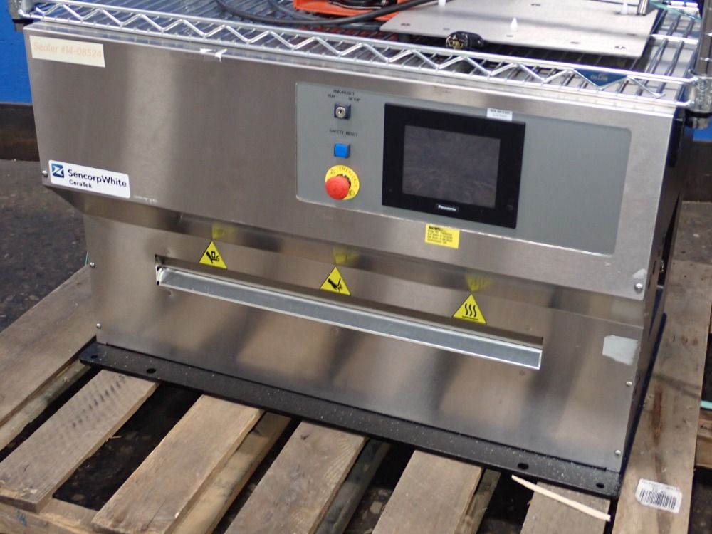 Sencorp White #24MPK/2, Sealer, w/cart, 2014 - Image 2