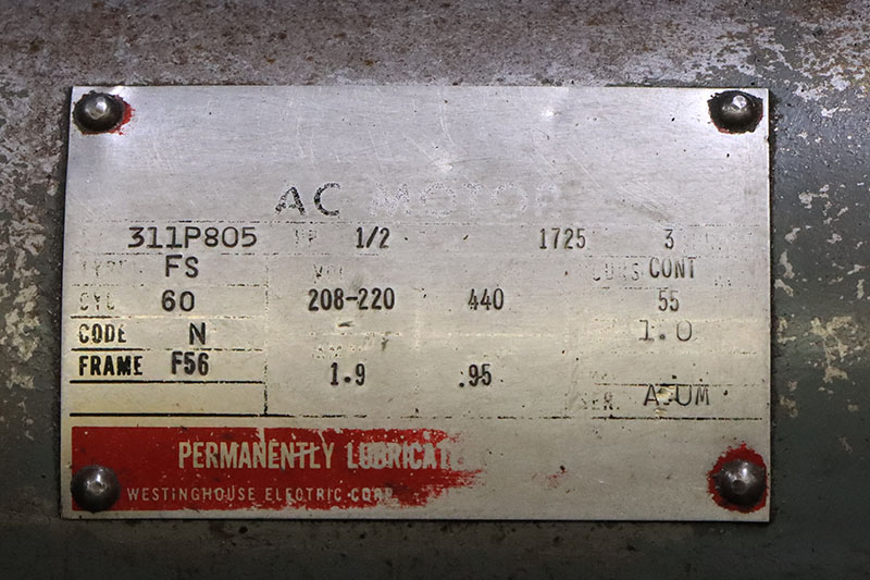 9" Hardinge #HSL, speed lathe, 5C collet closer, 750-1800-3000 RPM, 0.5 HP, floor stand, 1970 - Image 6