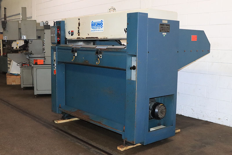 25 Ton, Atom #S-325, travelling head, hydraulic clicker press, 63" x23" head, 13.75 stroke, 15.75" daylight - Image 2