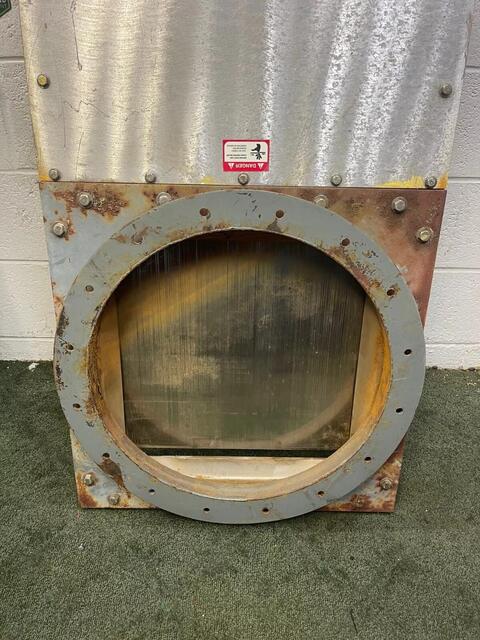 Salina Vortex #SA18-MG-SB-RS, Pneumatic Gate Knife Valve, 18" x 18" size, 20-1/4" bolt hole center to center - Image 5