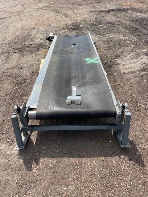 33-3/4" wide x 144" long Longitudinal Groove Belt Conveyor, 0.5 HP Baldor motor, 1725 RPM - Image 8