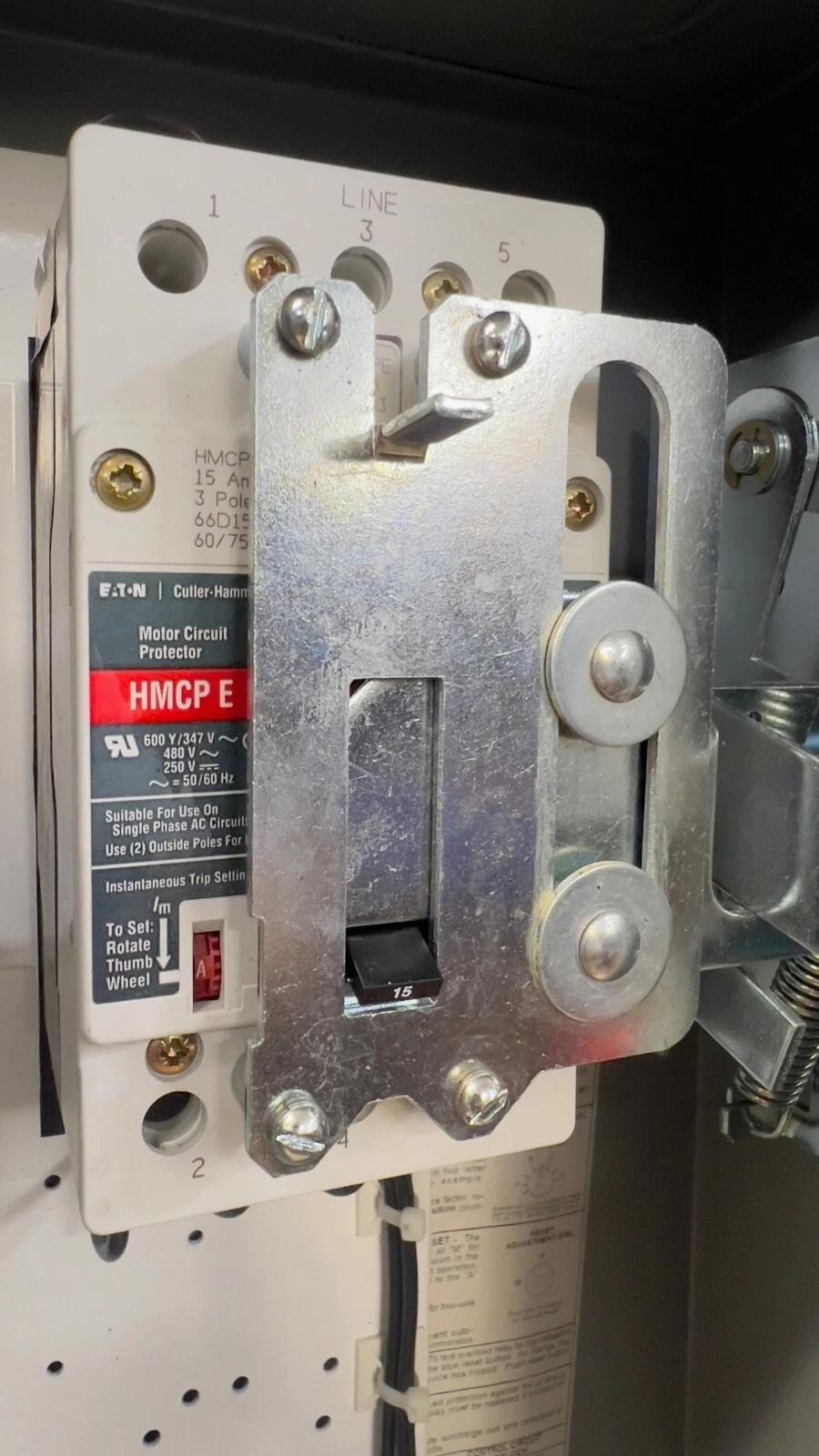 Eaton Cutler-Hammer #ECN2211AAD, Combination Motor Starter, type 1 enclosure - Image 5
