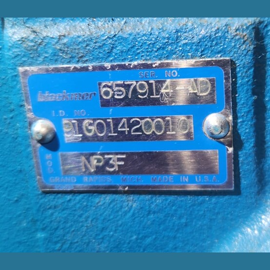 Blackmer #NP3F, Sliding Vane Pump, 7.5 HP, 60-27 GPM, 200 psi, 208-230/460 V., 3PH - Image 6