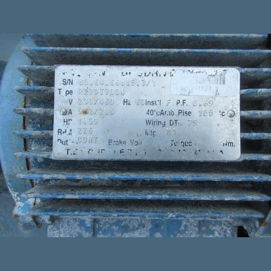 Moyno #A2C-CQD-3-AAA, Progressive Cavity Pump, 1.5 HP, 2" inlet x 2" outlet, 230/460 Volt, (2 available) - Image 6