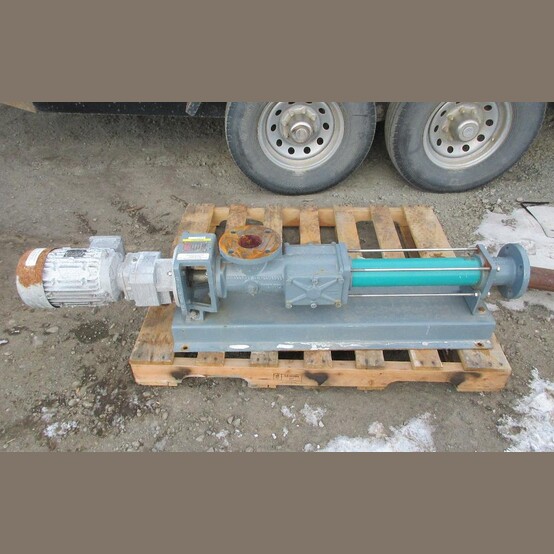 Netzsch #NM038BY02S12B, Progressive Cavity Pump, 3 HP, 17.2 GPM, 75 psi, 3" inlet x 2.5" outlet - Image 1
