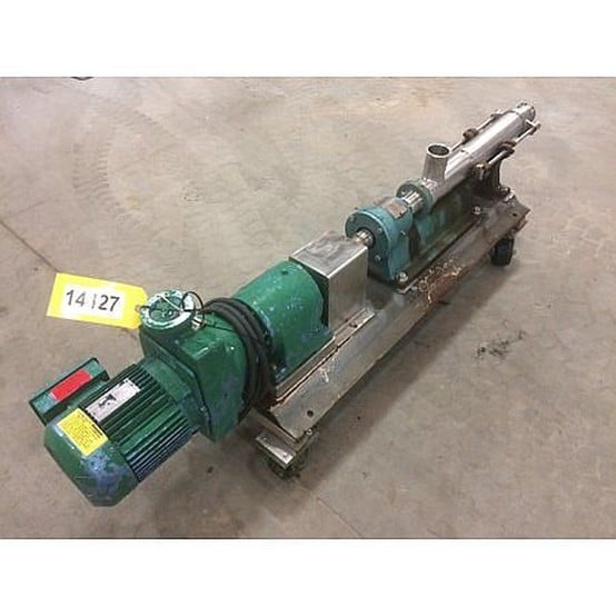 Moyno #2FGJ4, Stainless Steel Progressive Cavity Pump, 2 HP, 230/460 V. - Image 2