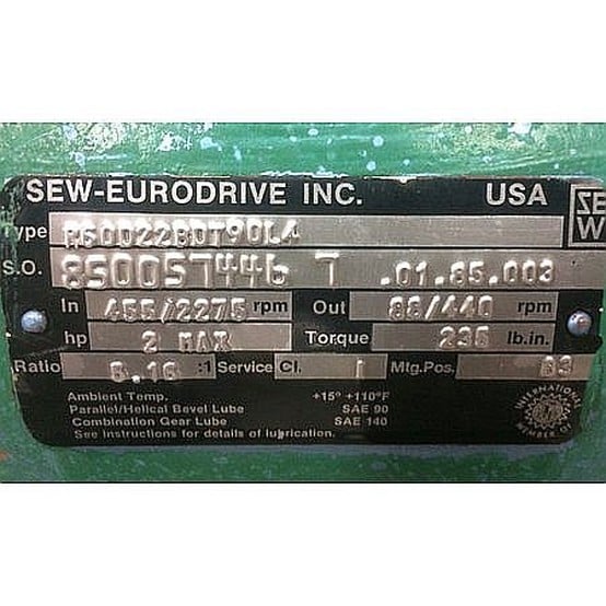 Moyno #2FGJ4, Stainless Steel Progressive Cavity Pump, 2 HP, 230/460 V. - Image 5