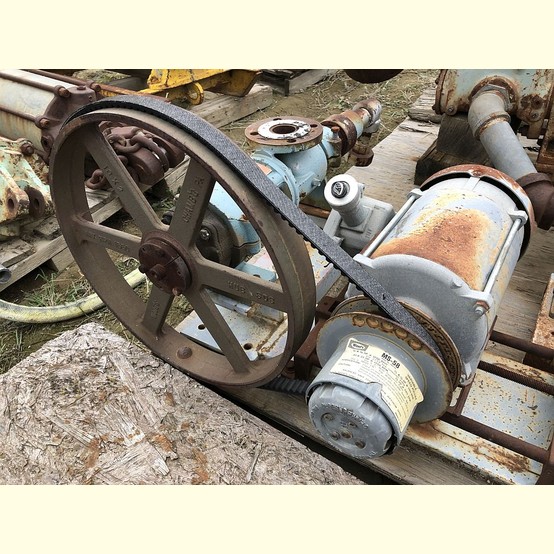 Robins-Myers, Positive Displacement Pump, 1.5" inlet x 1" outlet, 0.5 HP Baldor Electric motor, 1140 RPM - Image 2