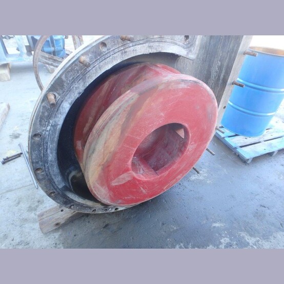 ASH Pump Envirotech #D-6-5, Slurry Pump, 14" suction x 12" discharge, rubber lined, new rubber impeller - Image 8