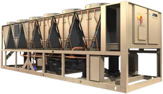 York #YVAA0523, Air Cooled VFD Screw Chiller - Image 1