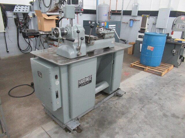9" Hardinge #DV-59, Speed Lathe, 3500 RPM, 1 HP, 5C Lever Collet Closer - Image 3