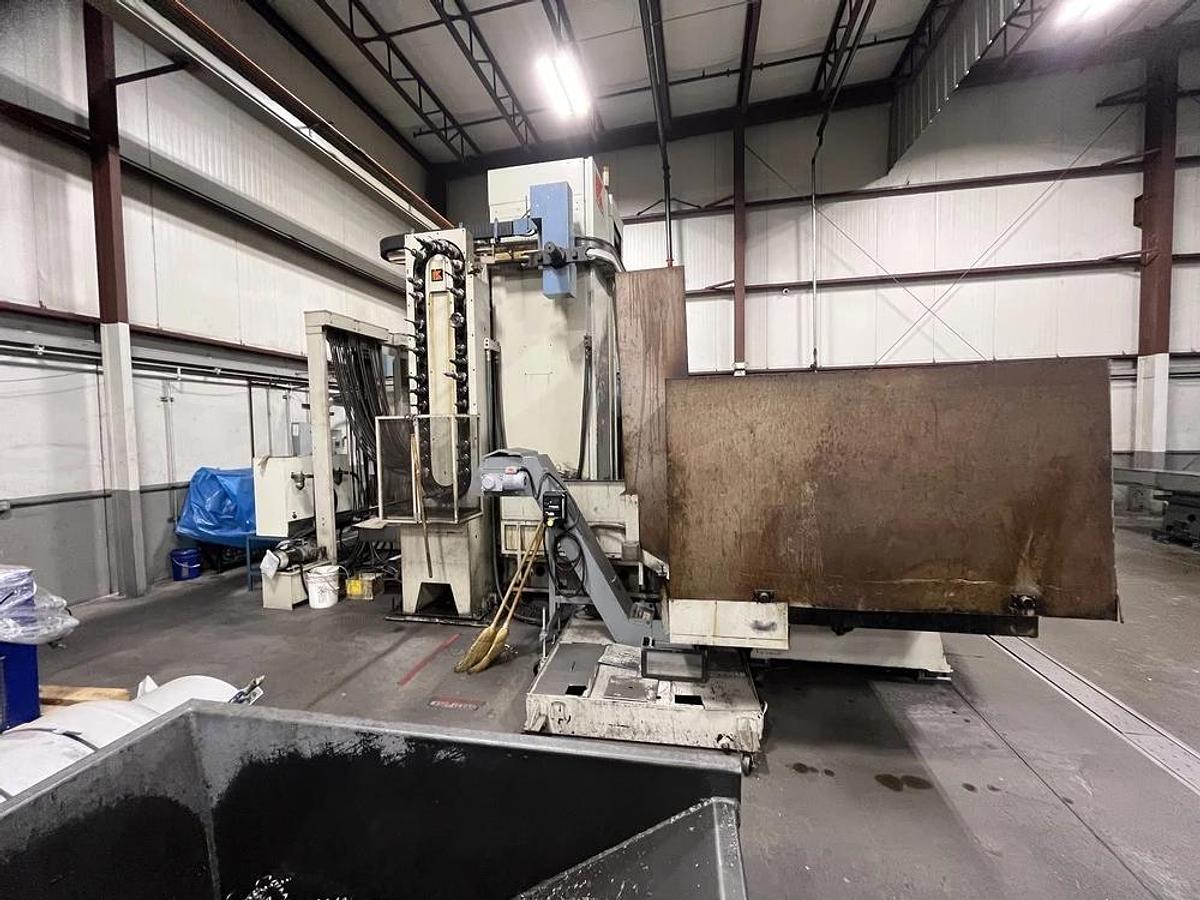 Kuraki #KTB-13EA, cnc horizontal boring mill, 157.4" x90.5" x51.2" travel, 60 HP, 4,000 RPM, 40 automatic - Image 1