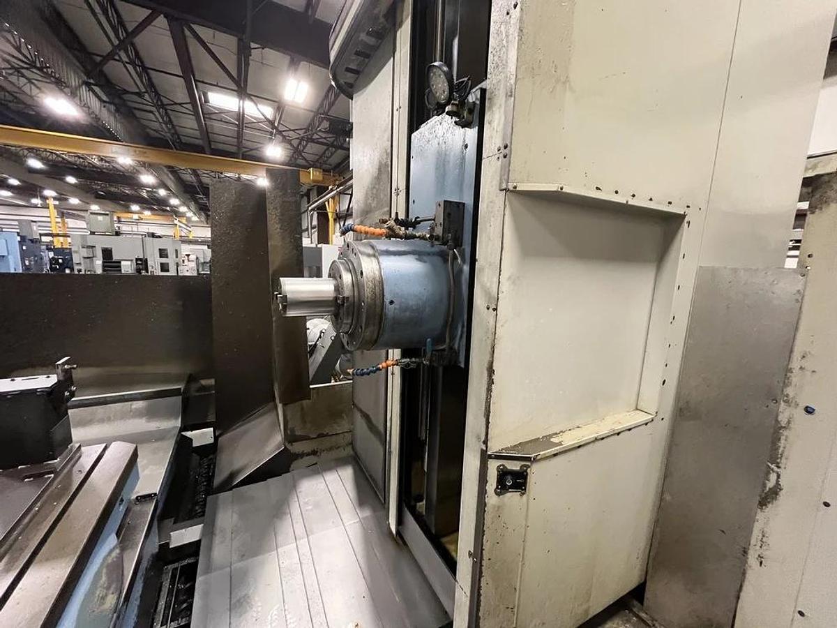 Kuraki #KTB-13EA, cnc horizontal boring mill, 157.4" x90.5" x51.2" travel, 60 HP, 4,000 RPM, 40 automatic - Image 2