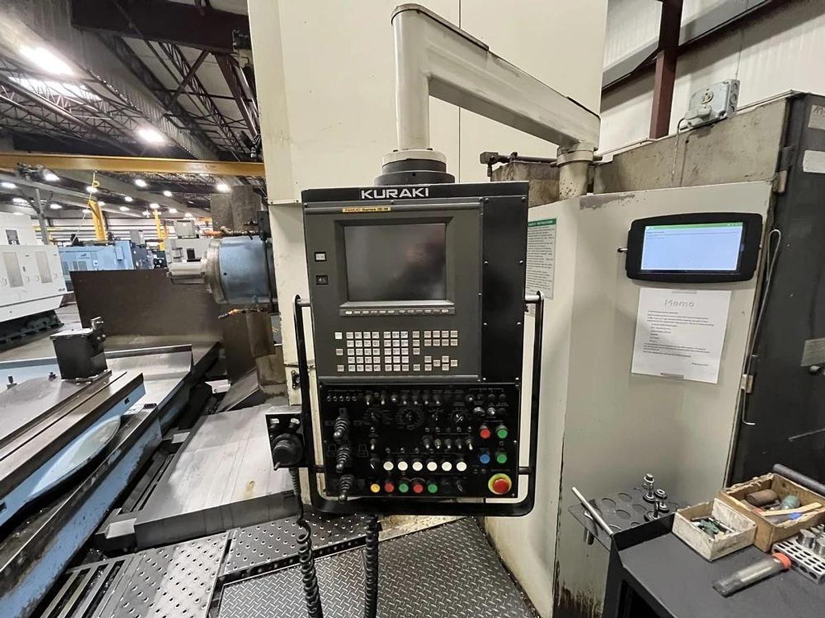 Kuraki #KTB-13EA, cnc horizontal boring mill, 157.4" x90.5" x51.2" travel, 60 HP, 4,000 RPM, 40 automatic - Image 3