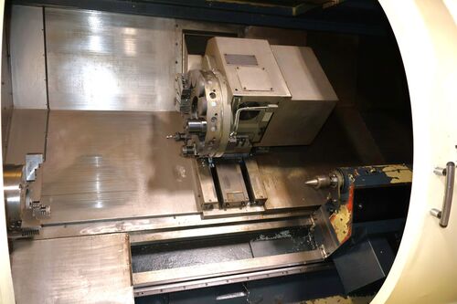 Johnford #SL-650-CS, CNC lathe, 22.8" swing, 17.7" swing over cross slide, 10" chuck, 3" bar capacity, 25 HP - Image 2